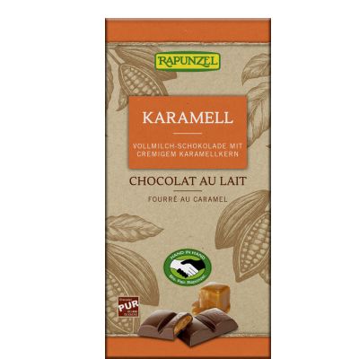 Chocolat Au Lait Fourre Caramel 100 G