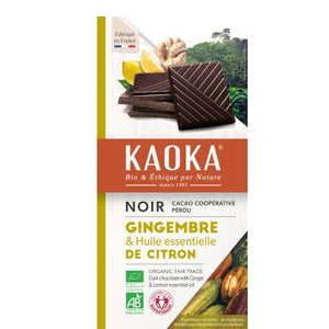 Kaoka Noir Citron Gingembre 100 G