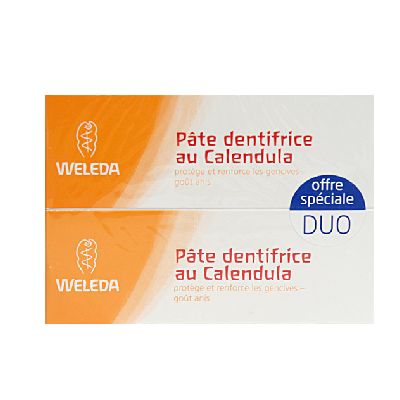 Lot Dentifrice Calendula 2x75ml