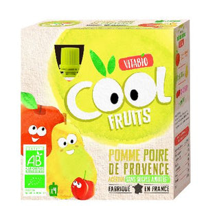 Cool Fruits Pom/Poire 4x90g