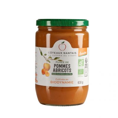 Puree Pommes Abricots 630 G